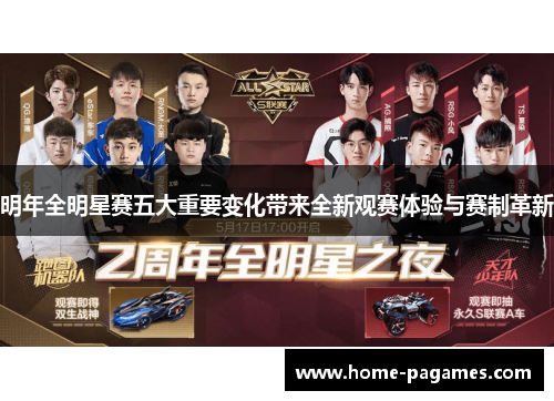 明年全明星赛五大重要变化带来全新观赛体验与赛制革新