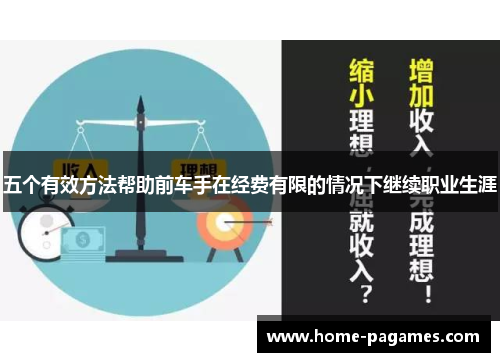 五个有效方法帮助前车手在经费有限的情况下继续职业生涯 五个有效方法帮助前车手在经费有限的情况下继续职业生涯